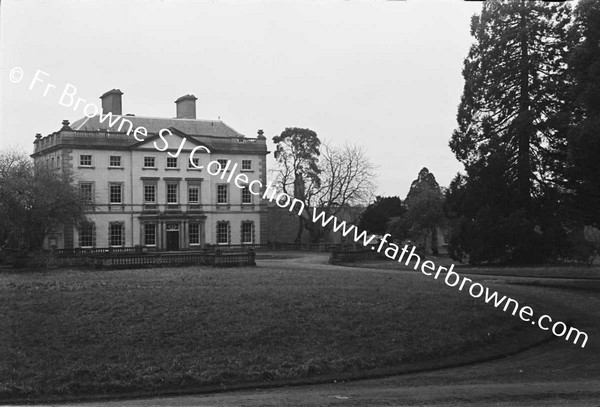 HOUSE NORTH FRONT FROM AVENUE